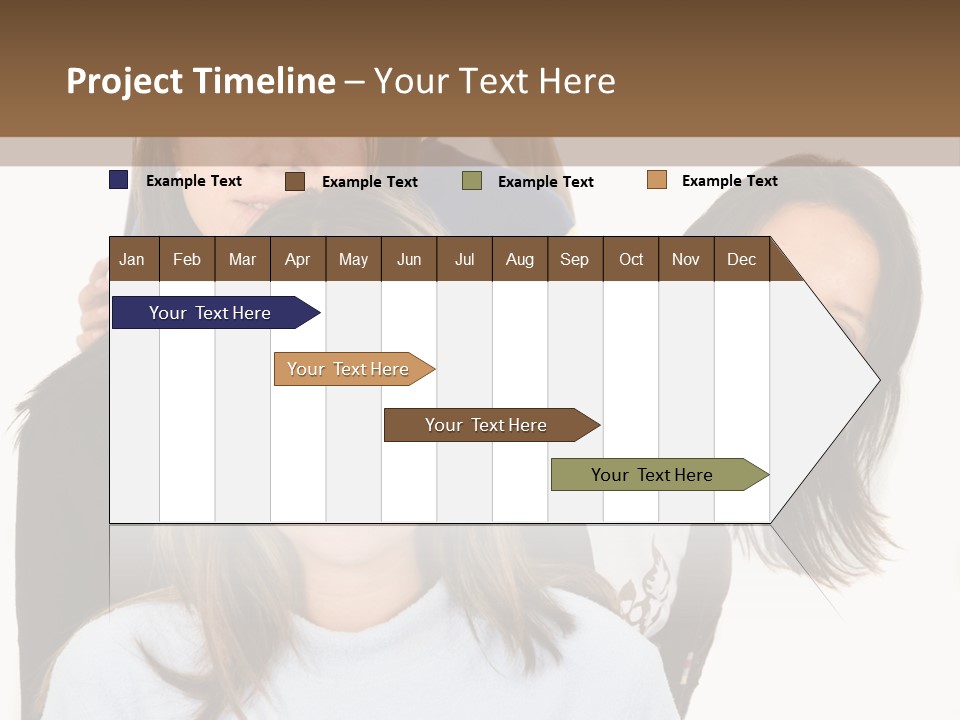 A Group Of People Standing Next To Each Other PowerPoint Template