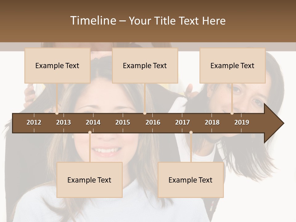 A Group Of People Standing Next To Each Other PowerPoint Template