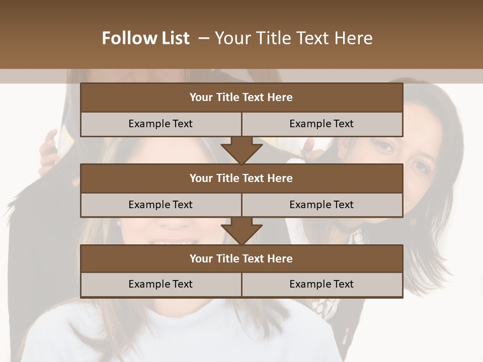A Group Of People Standing Next To Each Other PowerPoint Template