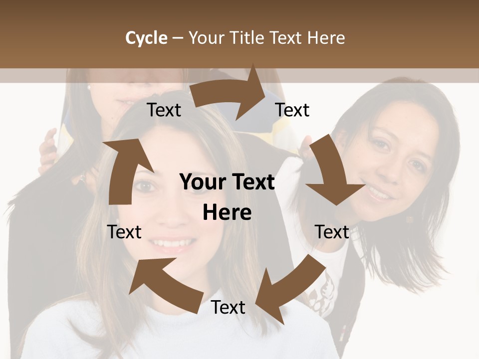 A Group Of People Standing Next To Each Other PowerPoint Template