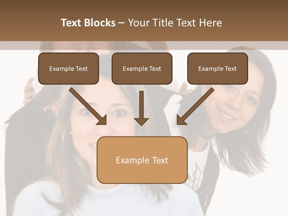 A Group Of People Standing Next To Each Other PowerPoint Template