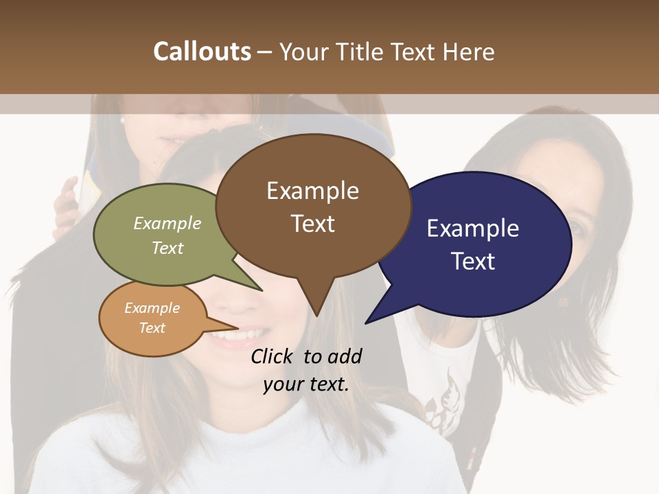 A Group Of People Standing Next To Each Other PowerPoint Template
