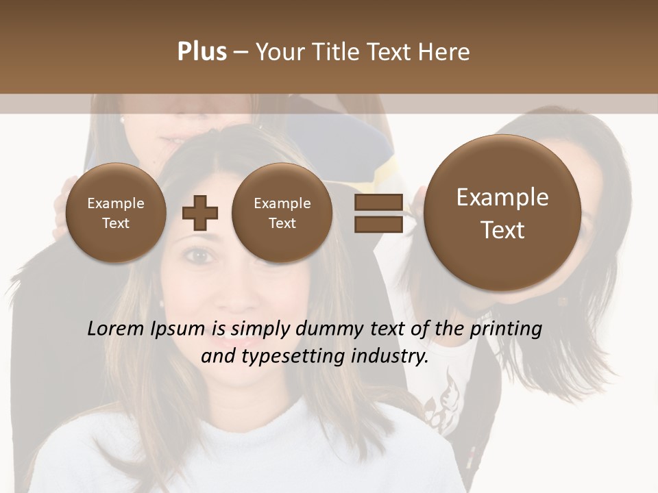 A Group Of People Standing Next To Each Other PowerPoint Template