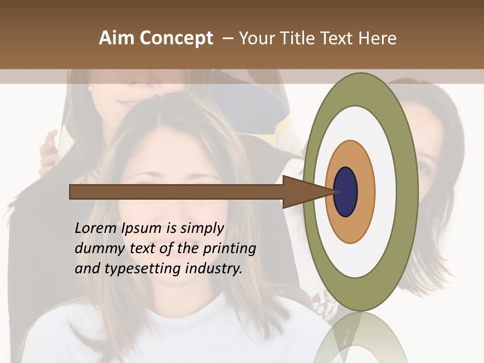 A Group Of People Standing Next To Each Other PowerPoint Template