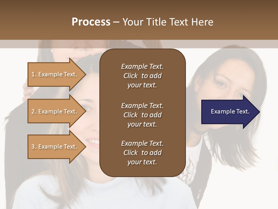 A Group Of People Standing Next To Each Other PowerPoint Template