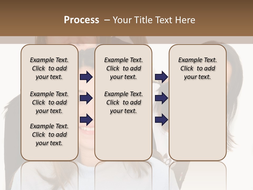 A Group Of People Standing Next To Each Other PowerPoint Template