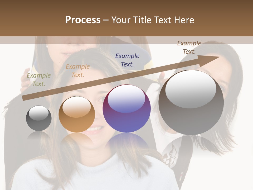 A Group Of People Standing Next To Each Other PowerPoint Template