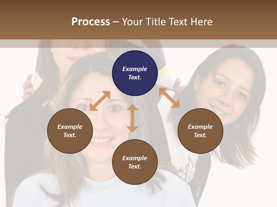 A Group Of People Standing Next To Each Other PowerPoint Template