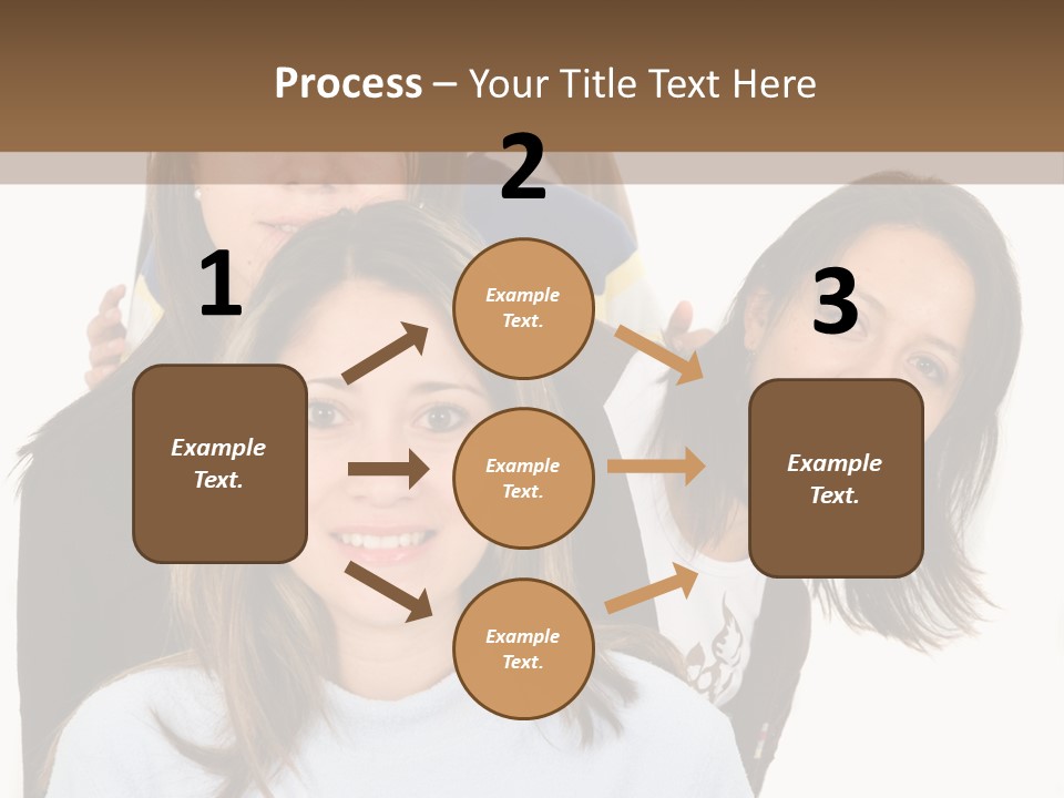 A Group Of People Standing Next To Each Other PowerPoint Template