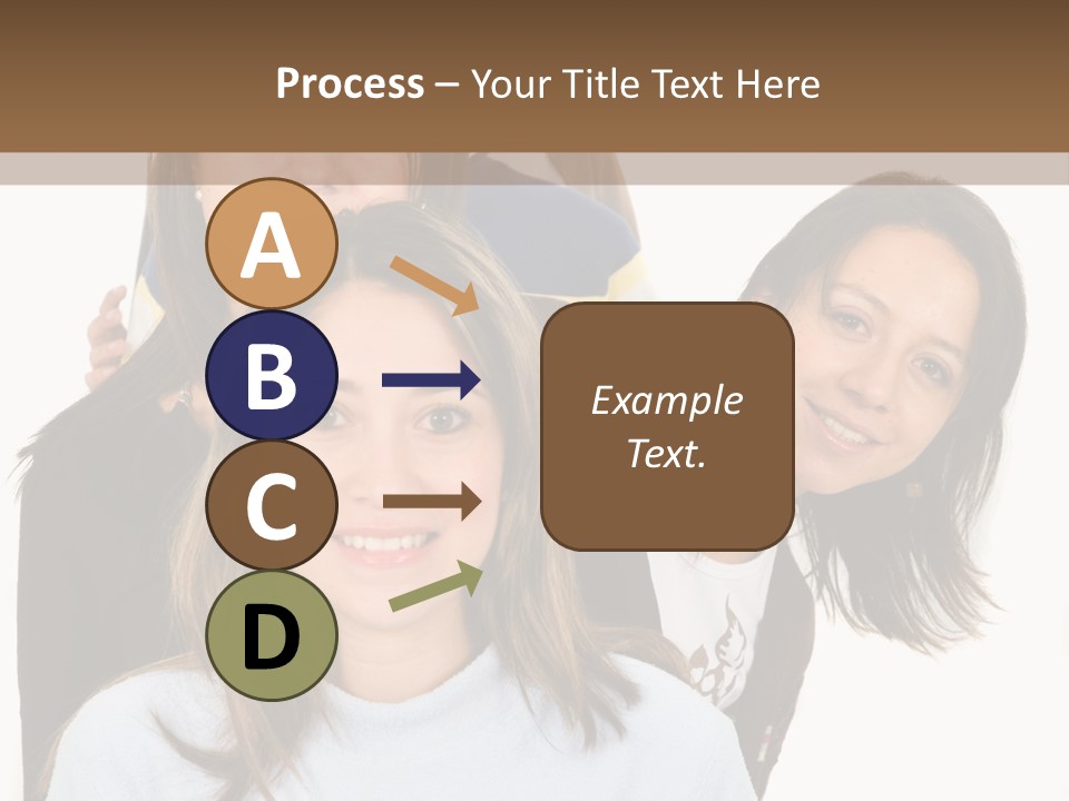 A Group Of People Standing Next To Each Other PowerPoint Template
