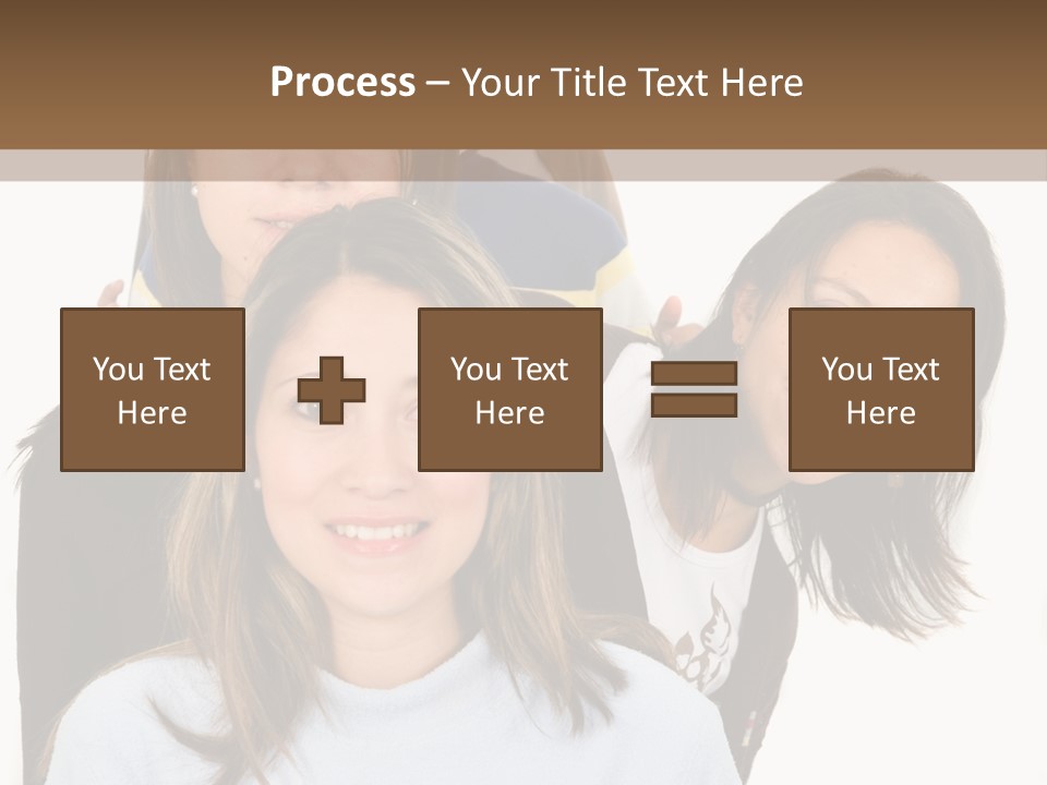 A Group Of People Standing Next To Each Other PowerPoint Template