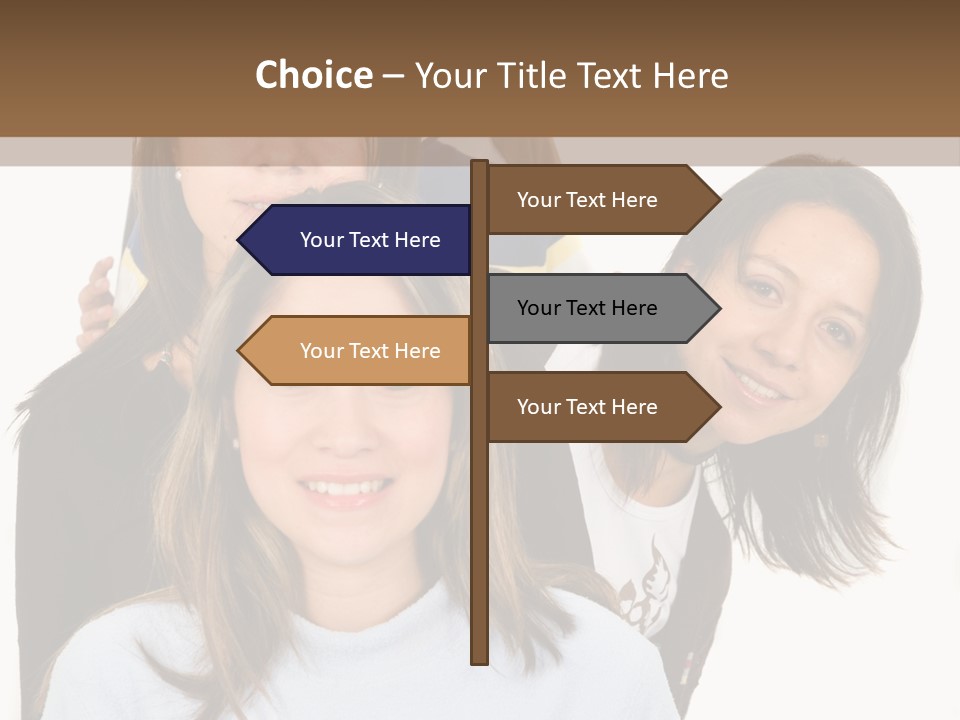 A Group Of People Standing Next To Each Other PowerPoint Template