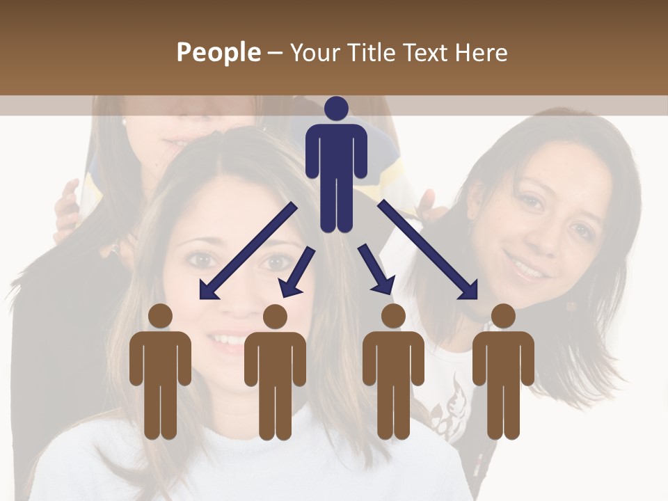 A Group Of People Standing Next To Each Other PowerPoint Template