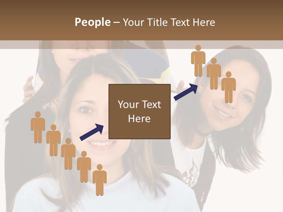 A Group Of People Standing Next To Each Other PowerPoint Template
