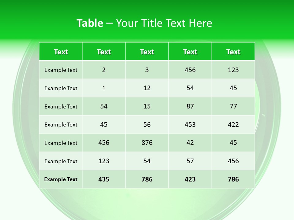 A Green Button With A Magnifying Glass On It PowerPoint Template