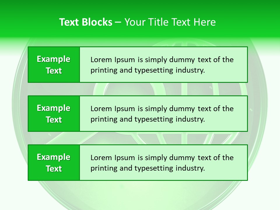 A Green Button With A Magnifying Glass On It PowerPoint Template