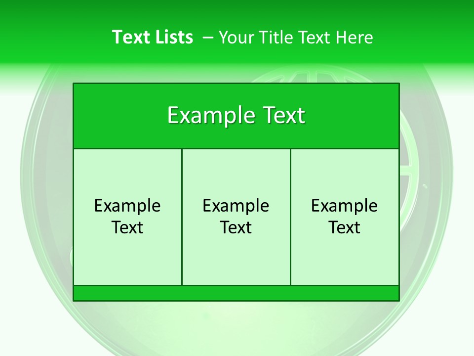 A Green Button With A Magnifying Glass On It PowerPoint Template