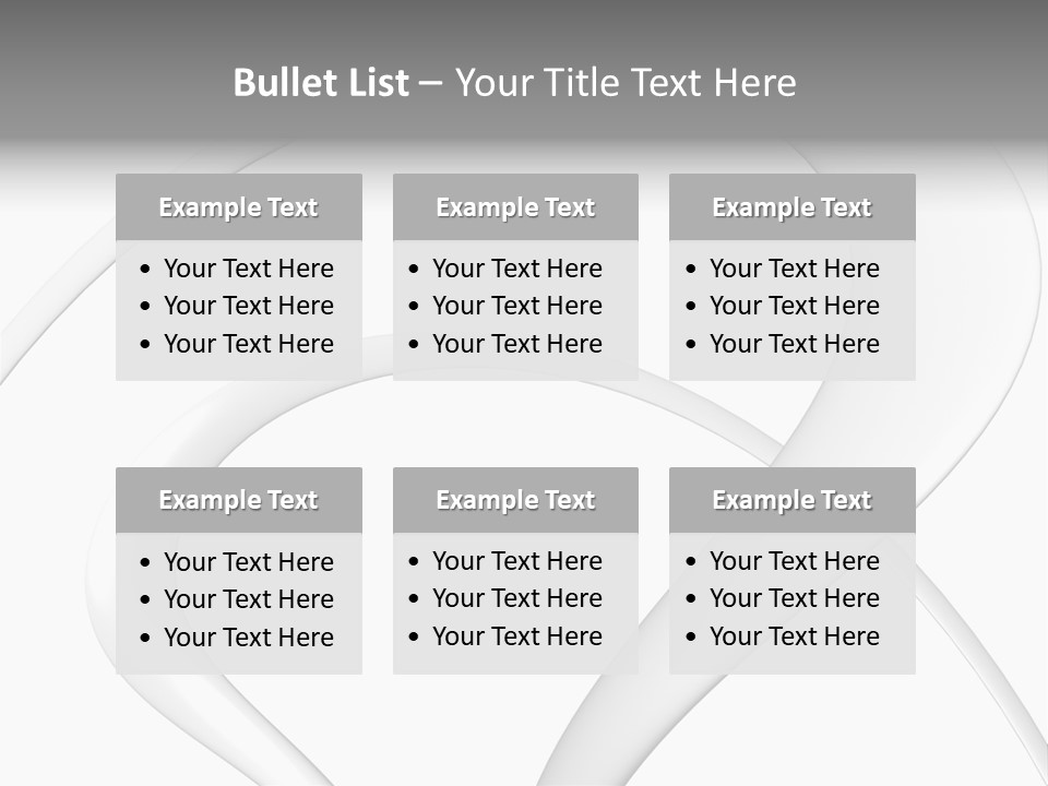 Soft White PowerPoint Template