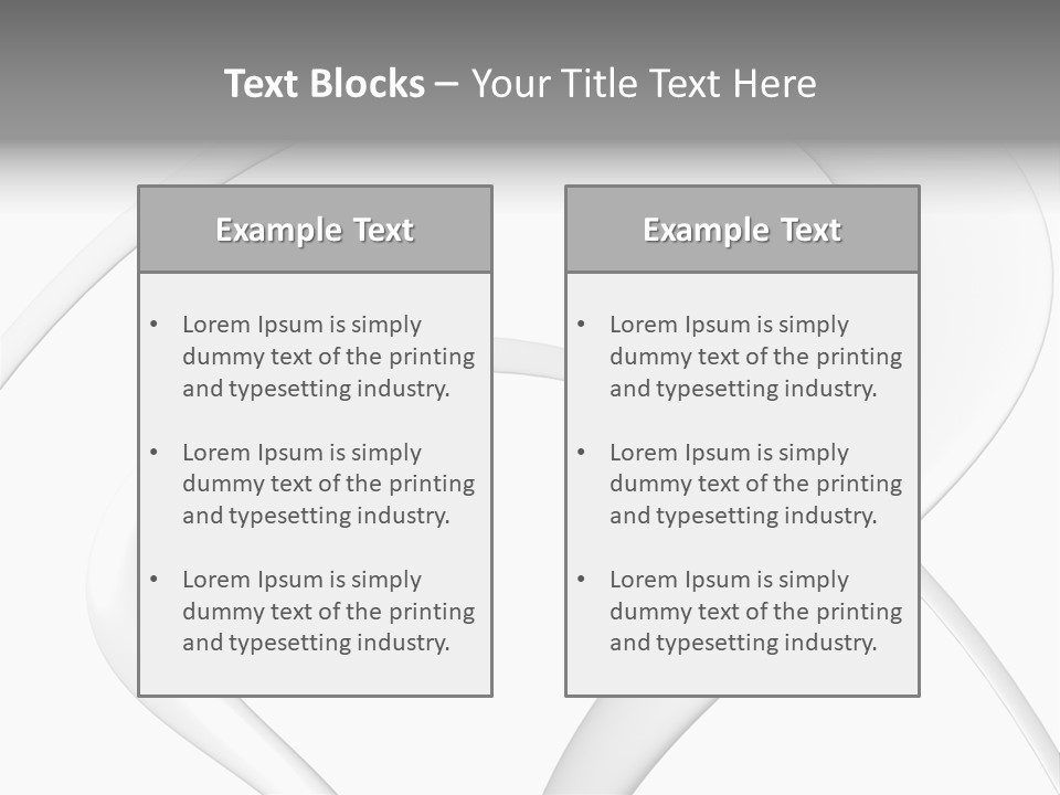 Soft White PowerPoint Template