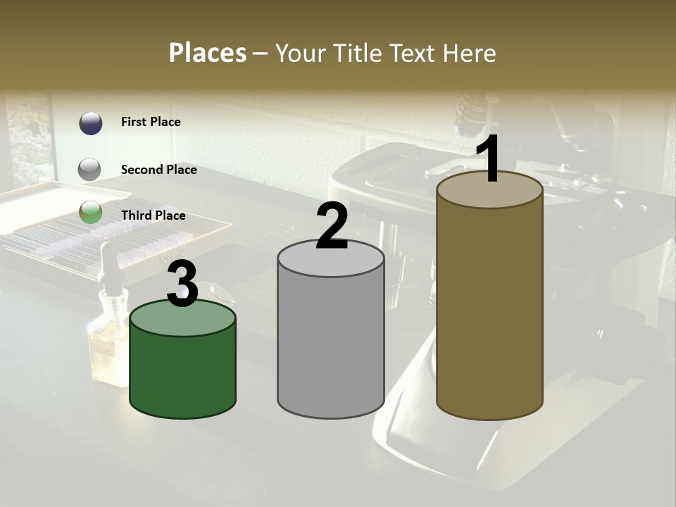 Laboratory Desktop PowerPoint Template