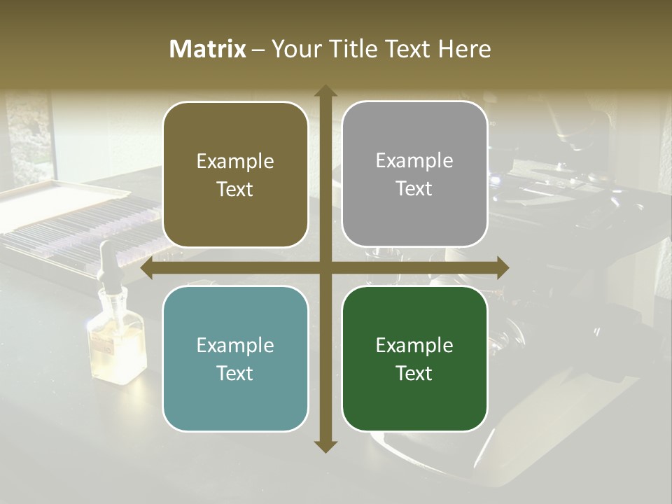Laboratory Desktop PowerPoint Template