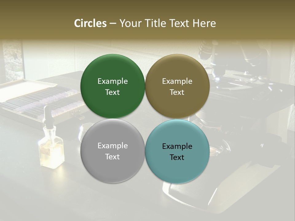 Laboratory Desktop PowerPoint Template