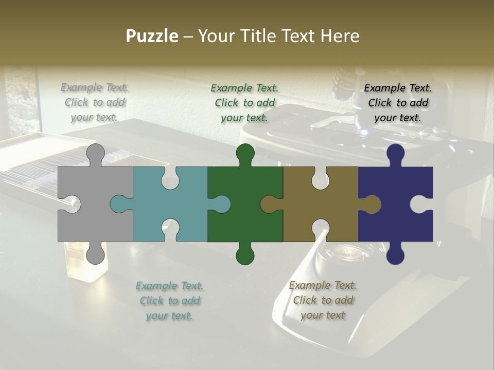 Laboratory Desktop PowerPoint Template