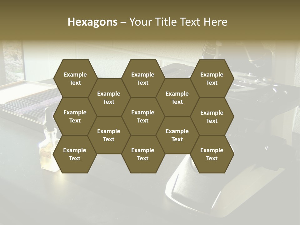 Laboratory Desktop PowerPoint Template