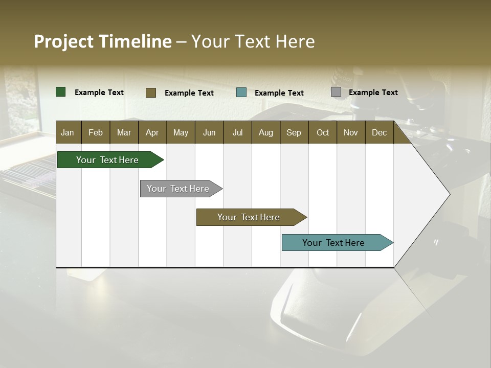 Laboratory Desktop PowerPoint Template