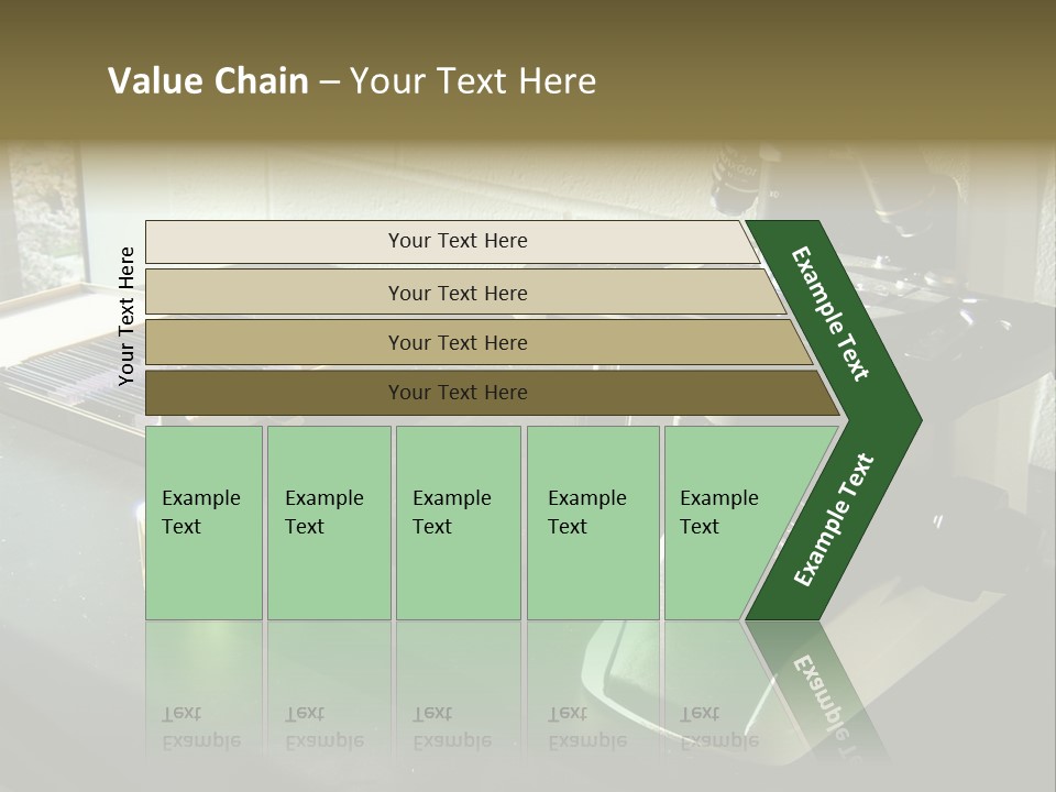 Laboratory Desktop PowerPoint Template