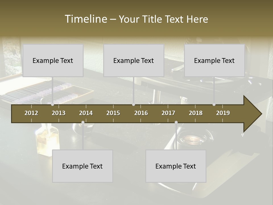 Laboratory Desktop PowerPoint Template