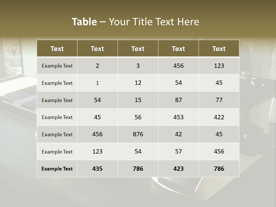 Laboratory Desktop PowerPoint Template