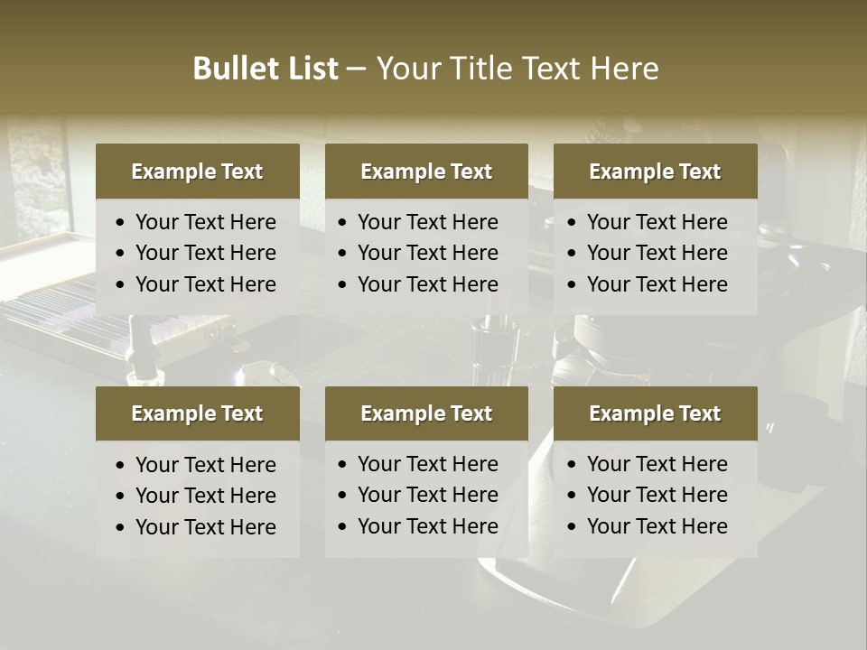 Laboratory Desktop PowerPoint Template