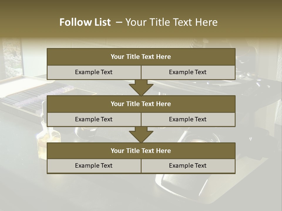 Laboratory Desktop PowerPoint Template