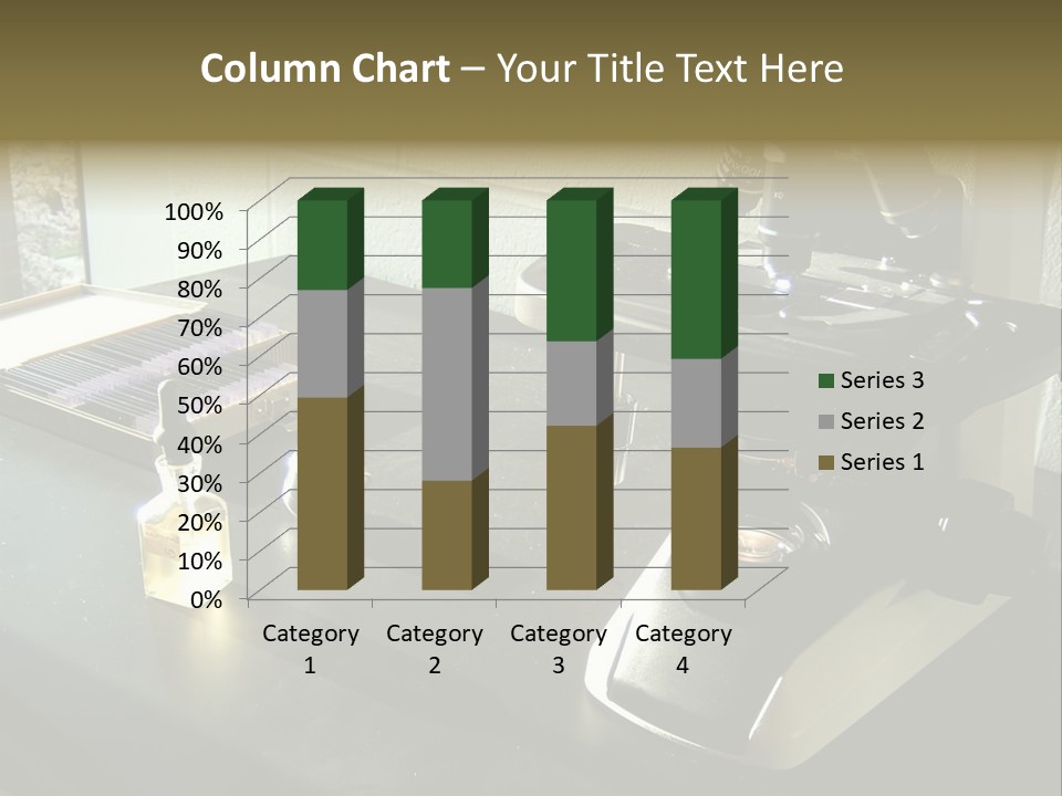 Laboratory Desktop PowerPoint Template