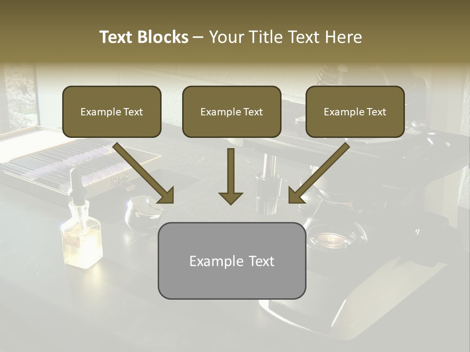 Laboratory Desktop PowerPoint Template