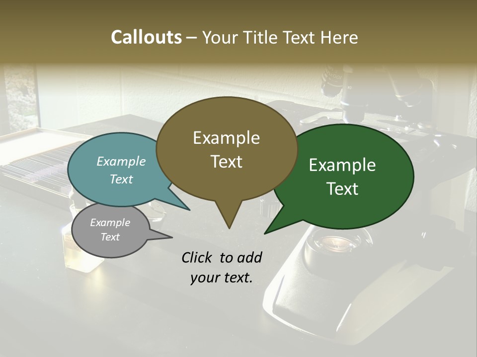 Laboratory Desktop PowerPoint Template