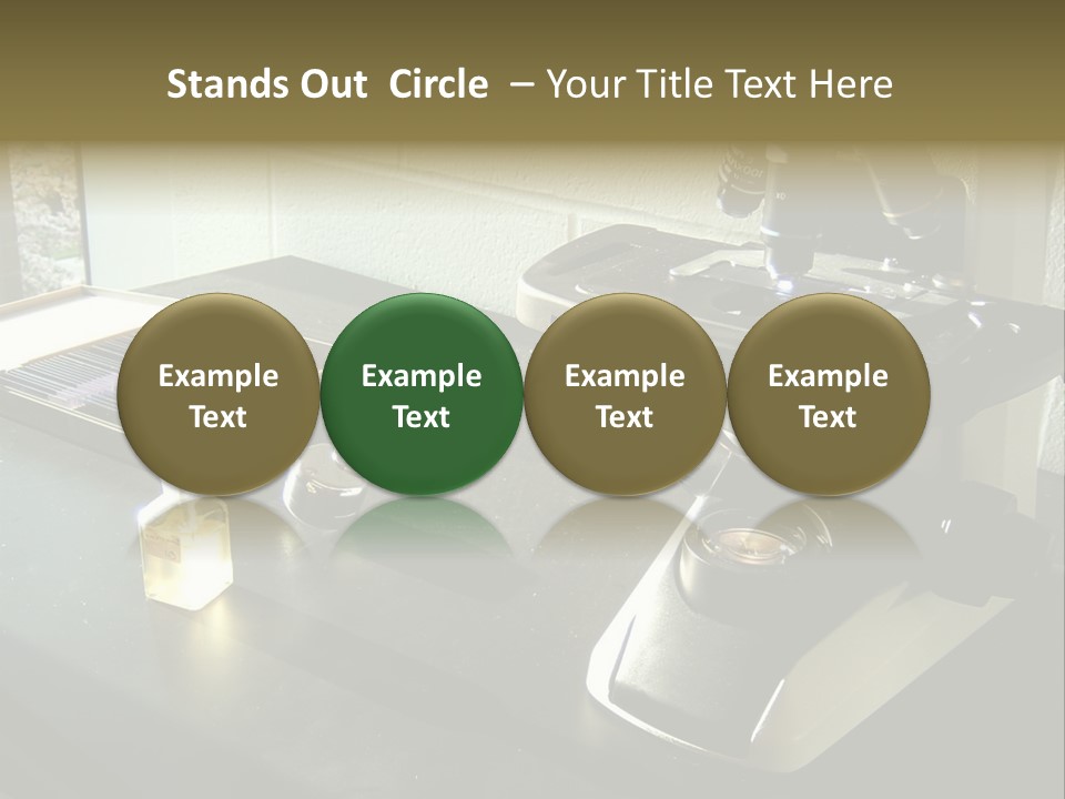 Laboratory Desktop PowerPoint Template