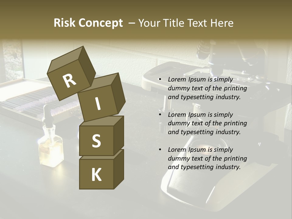 Laboratory Desktop PowerPoint Template