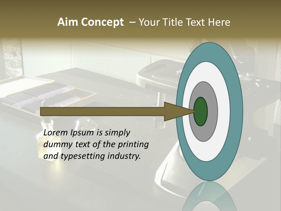 Laboratory Desktop PowerPoint Template