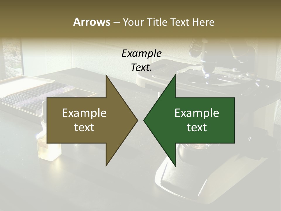 Laboratory Desktop PowerPoint Template