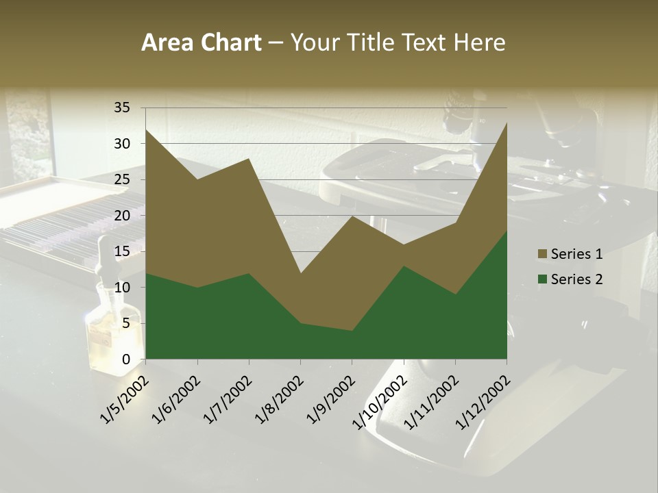 Laboratory Desktop PowerPoint Template