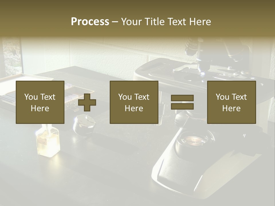 Laboratory Desktop PowerPoint Template