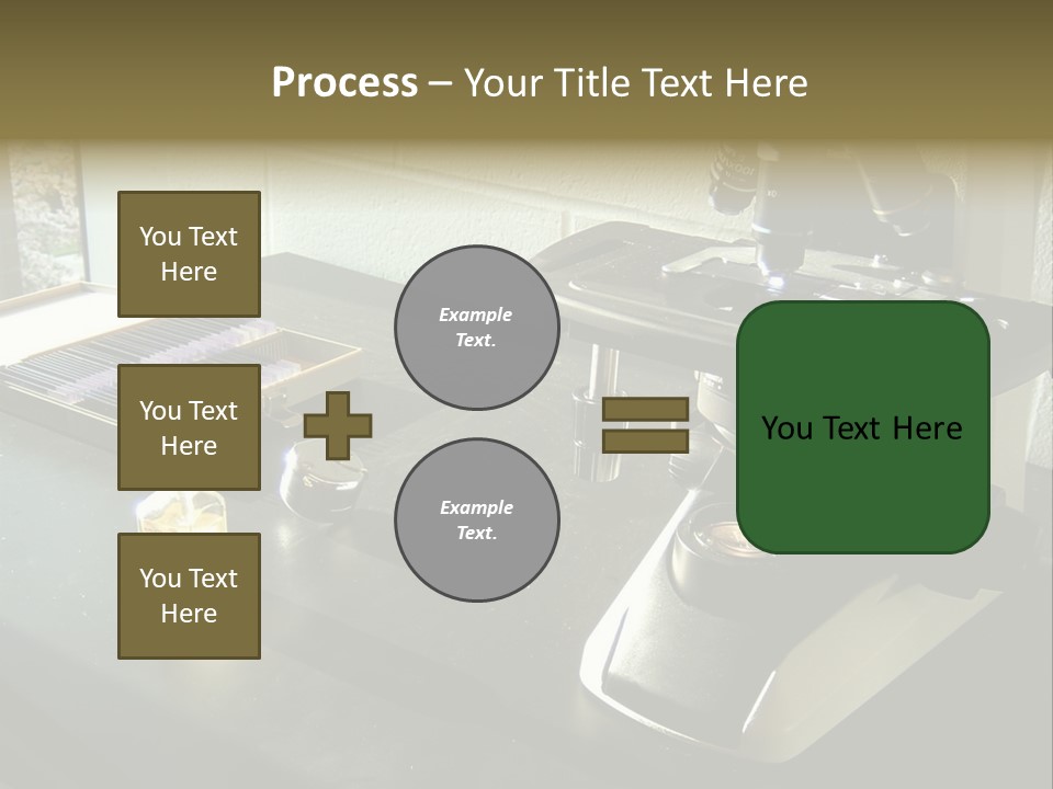 Laboratory Desktop PowerPoint Template
