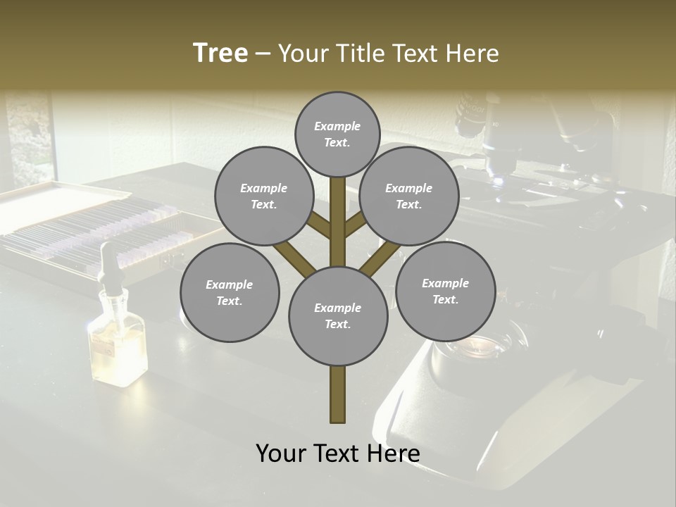 Laboratory Desktop PowerPoint Template
