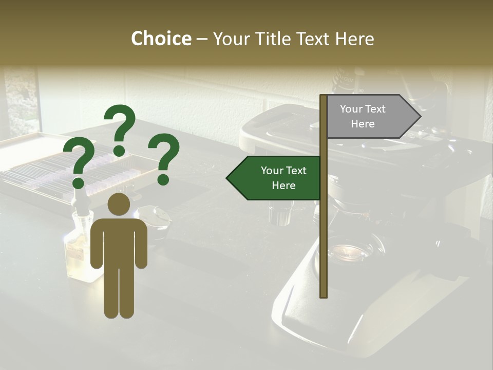 Laboratory Desktop PowerPoint Template