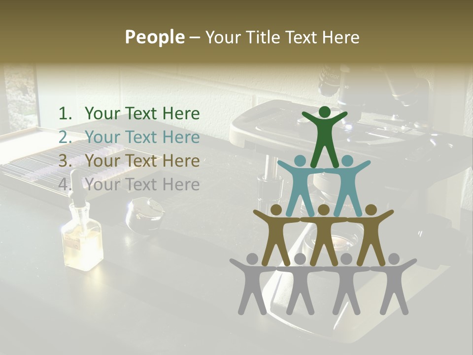 Laboratory Desktop PowerPoint Template