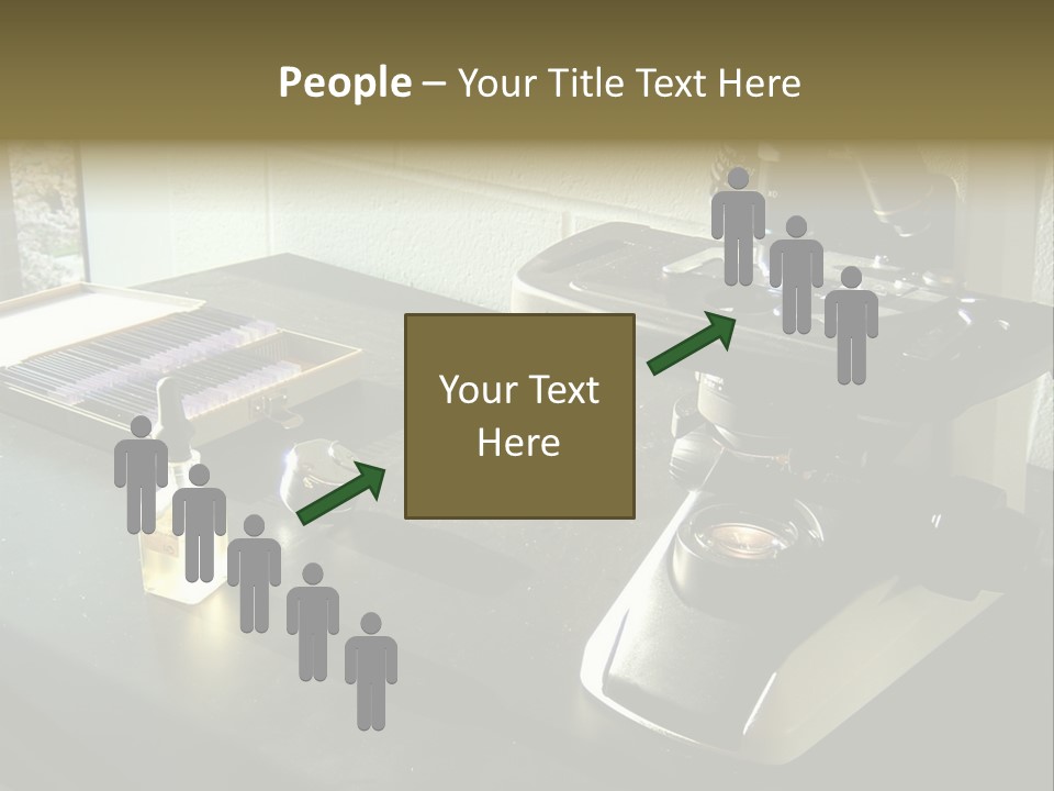 Laboratory Desktop PowerPoint Template