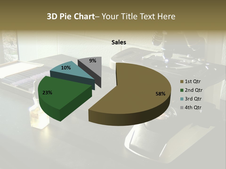 Laboratory Desktop PowerPoint Template