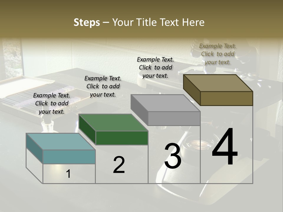 Laboratory Desktop PowerPoint Template